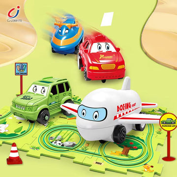 Logic Race Car Puzzle Track Toy – Educational Fun for Kids 5pcs & 25 pcs