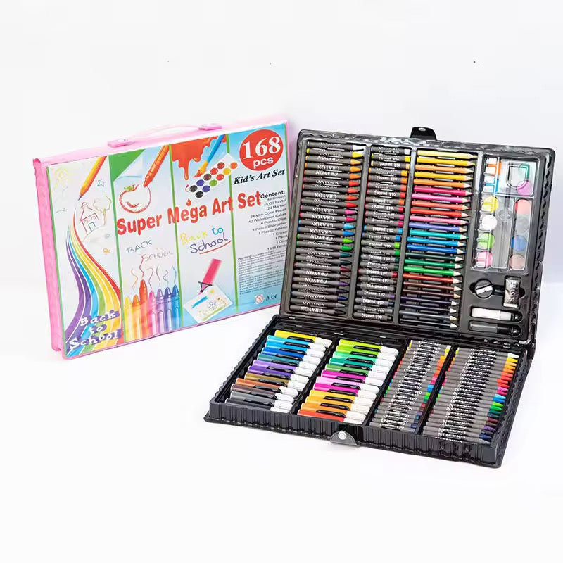 Colouring Art Kit – Multi-Character Box Set for Kids 168 pcs &  68pcs