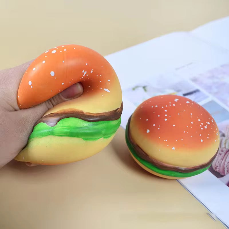 Burger-Shaped Stress-Free Squeezing Toy