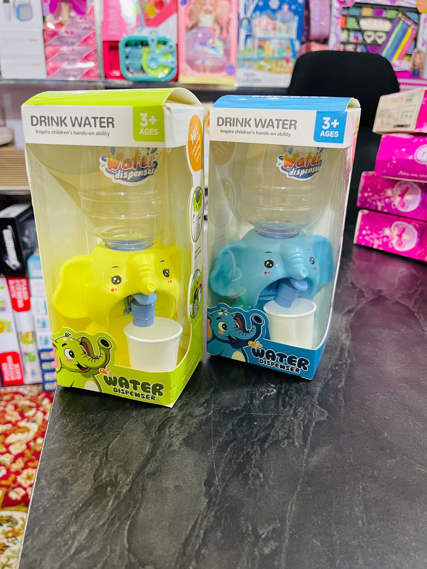 Elephant dispenser toy for kids