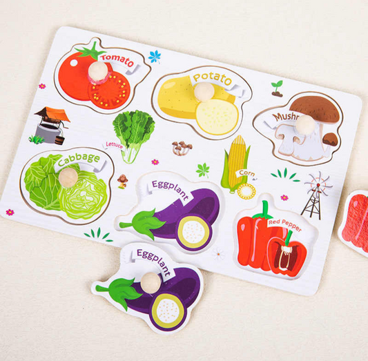 Wooden Puzzle – Animals, Insects, Fruits ,Veggies, Vehicles & sea creatures