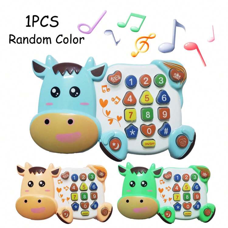 🐮 Cute Cow Musical Learning Toy