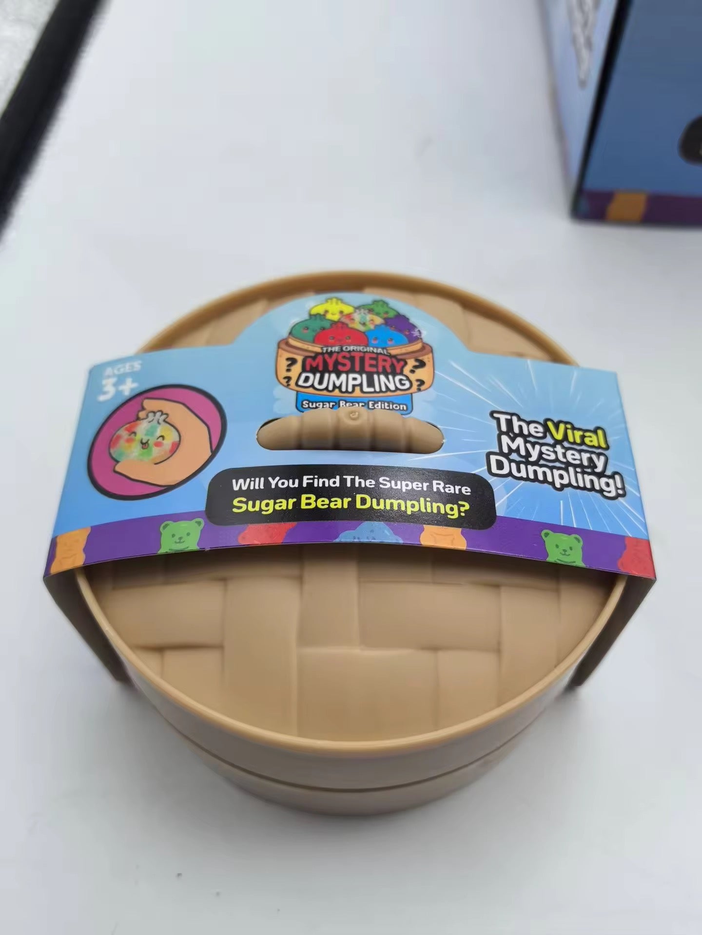 Squishy Bun Rainbow Mystery Box Sugar Edition Fidget Dumpling Toy for Kids