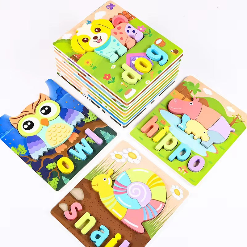 2 in 1 puzzle board for kids !