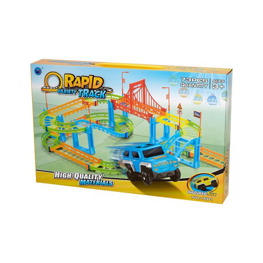 Colourful Racing Car track!