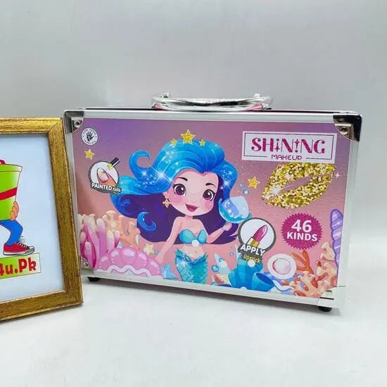 Shining Mermaid Makeup Briefcase For Kids