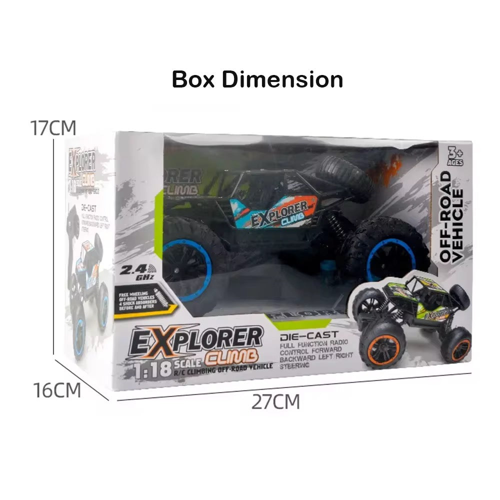 Rock Crawler RC Metal Remote Control Car for Kids