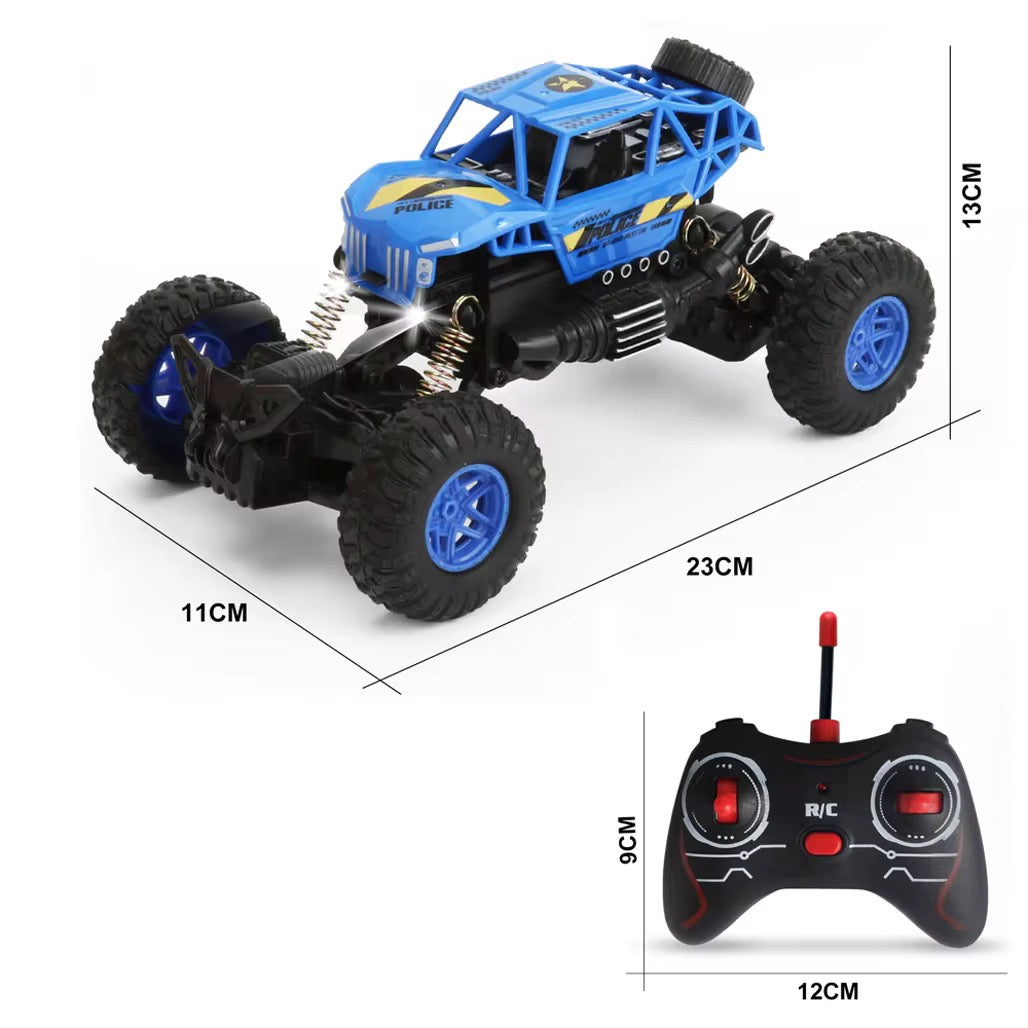 Remote Control Rock Crawler Car – Smoke Spray, Plastic