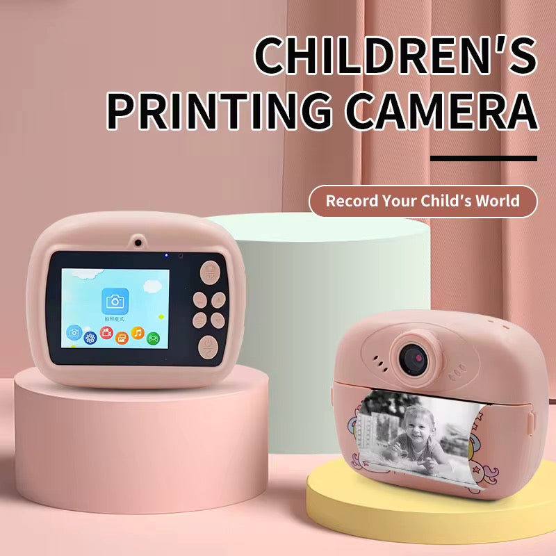 Rechargeable Instant Print Camera with Paper!