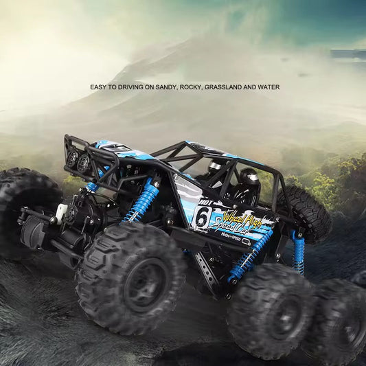 R/C 6-Wheel Smoke Jeep – Rechargeable Off-Road Vehicle