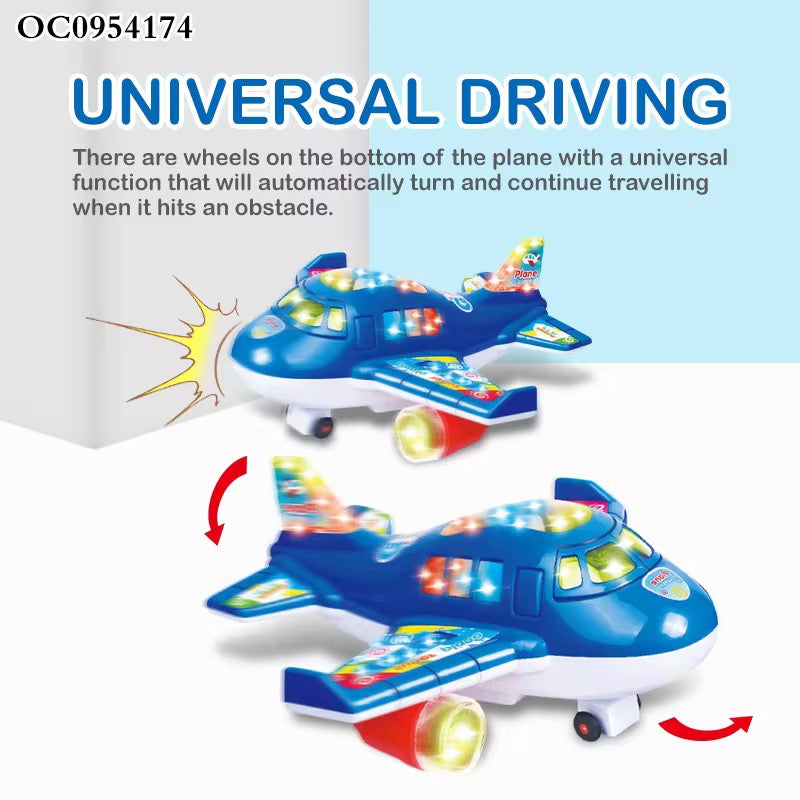 ✈️ Flash Electric Light & Music Airplane Toy for Kids!