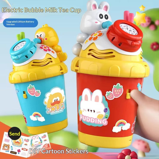 Battery Operated Cute Bunny Colorful Bubble Cup