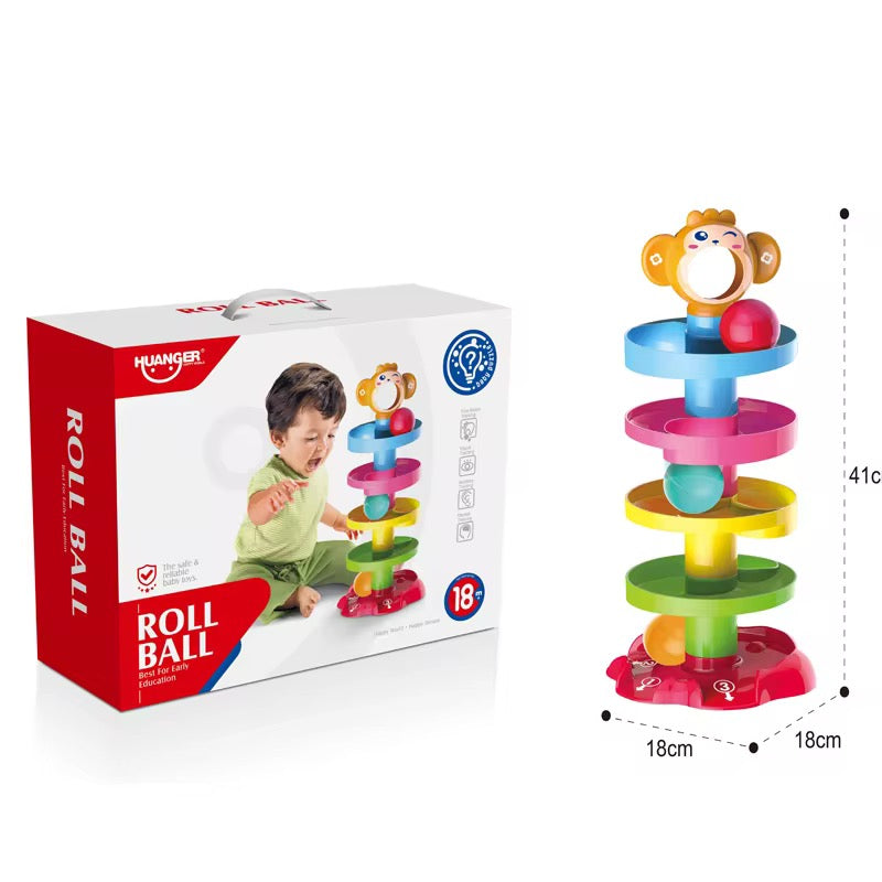 Baby Roll Ball Stacking Tower