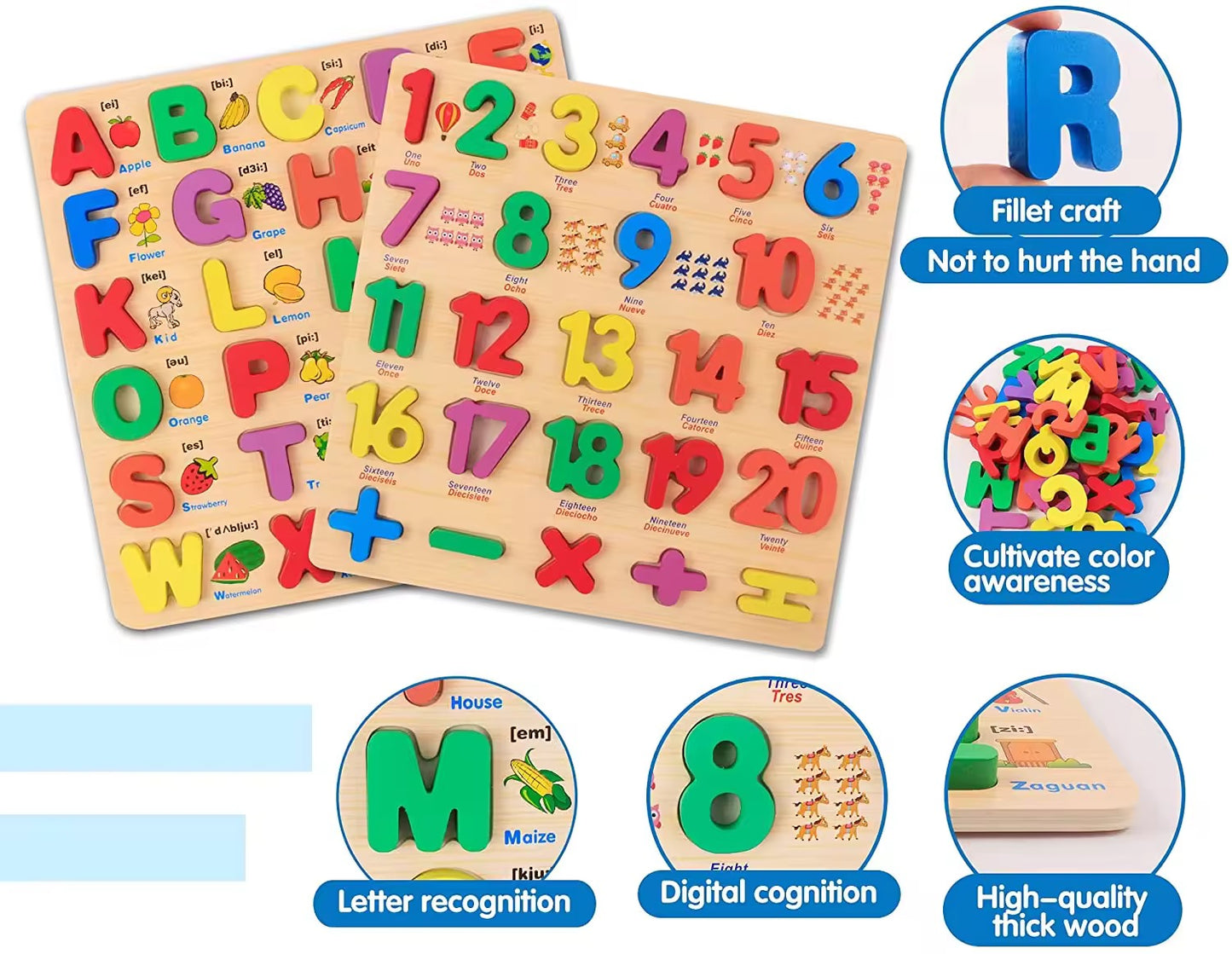 ABC Puzzle Board - 12 inches