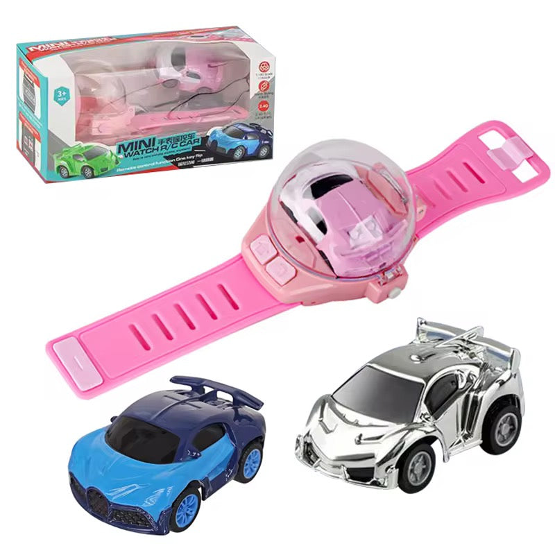 Mini Remote Control Car Watch Toy 2.4 GHz Wrist Racing Car Watch For Kids
