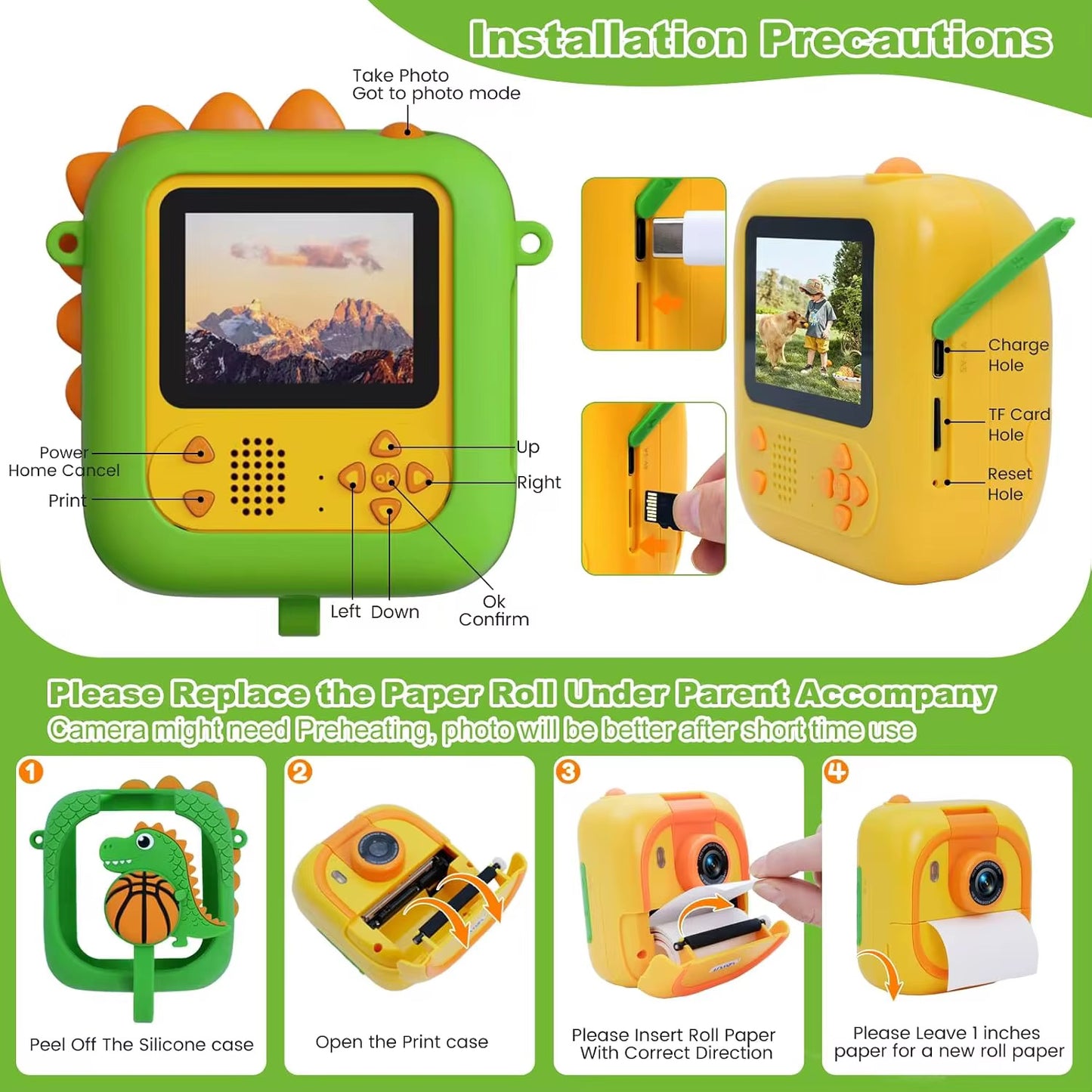 Children's Fun Instant Print Camera – Premium Quality Digital Camera for Kids