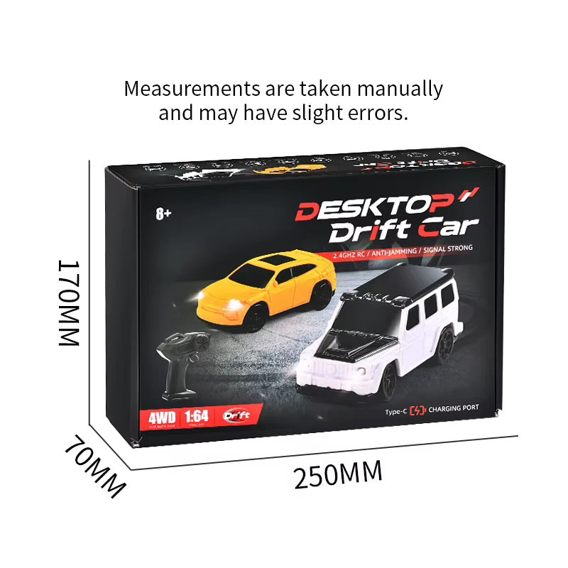 1:64 Scale Desktop Drift RC Car 4WD