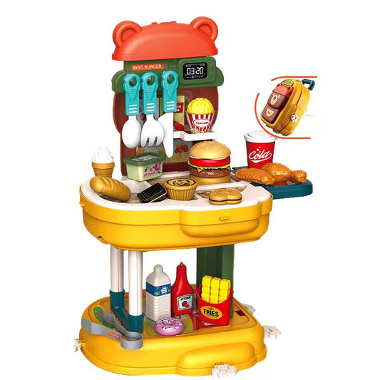 Bear Chef Kitchen Playset – Cute Briefcase Design