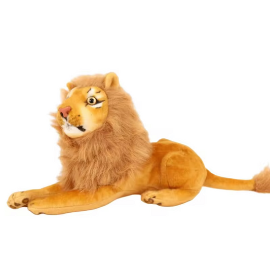 Cuddly Lion Plush Toy with Brushable hairs