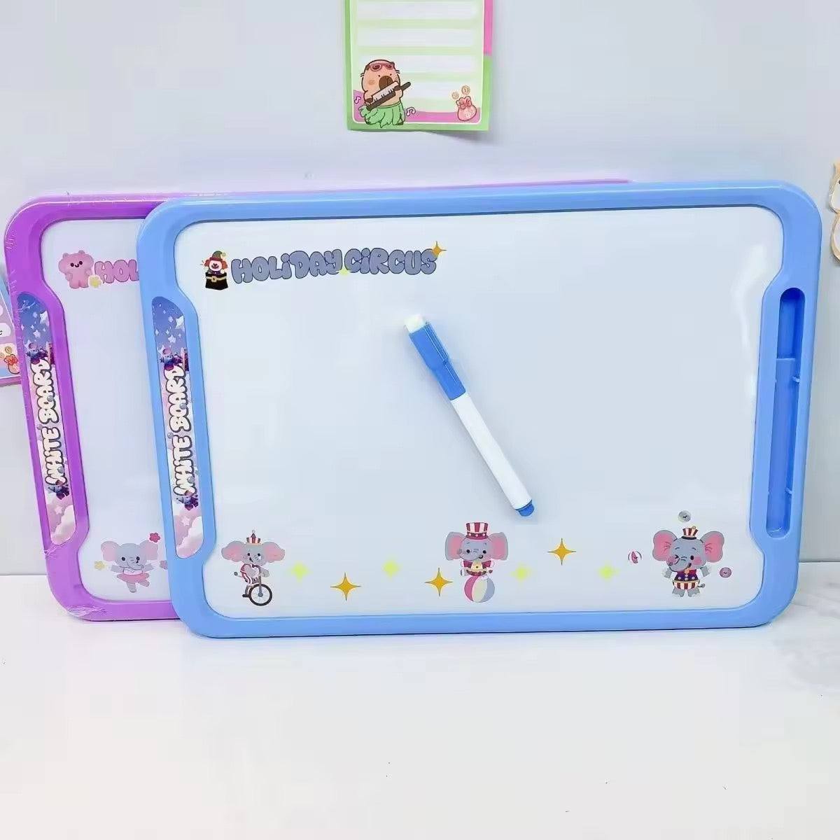 Kids Magnetic Whiteboard Writing & Drawing Board with Marker (1 piece)