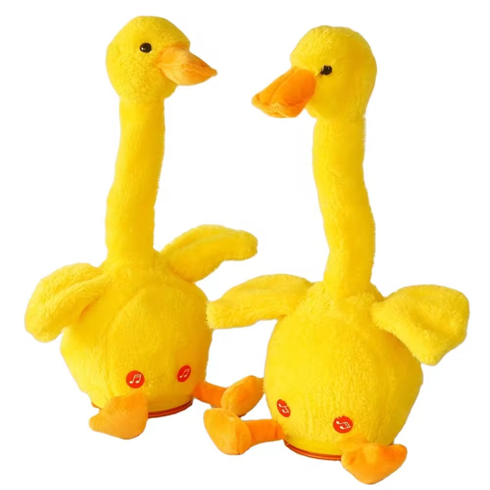 Dancing Duck Talking Plush Toy with Lights & Music