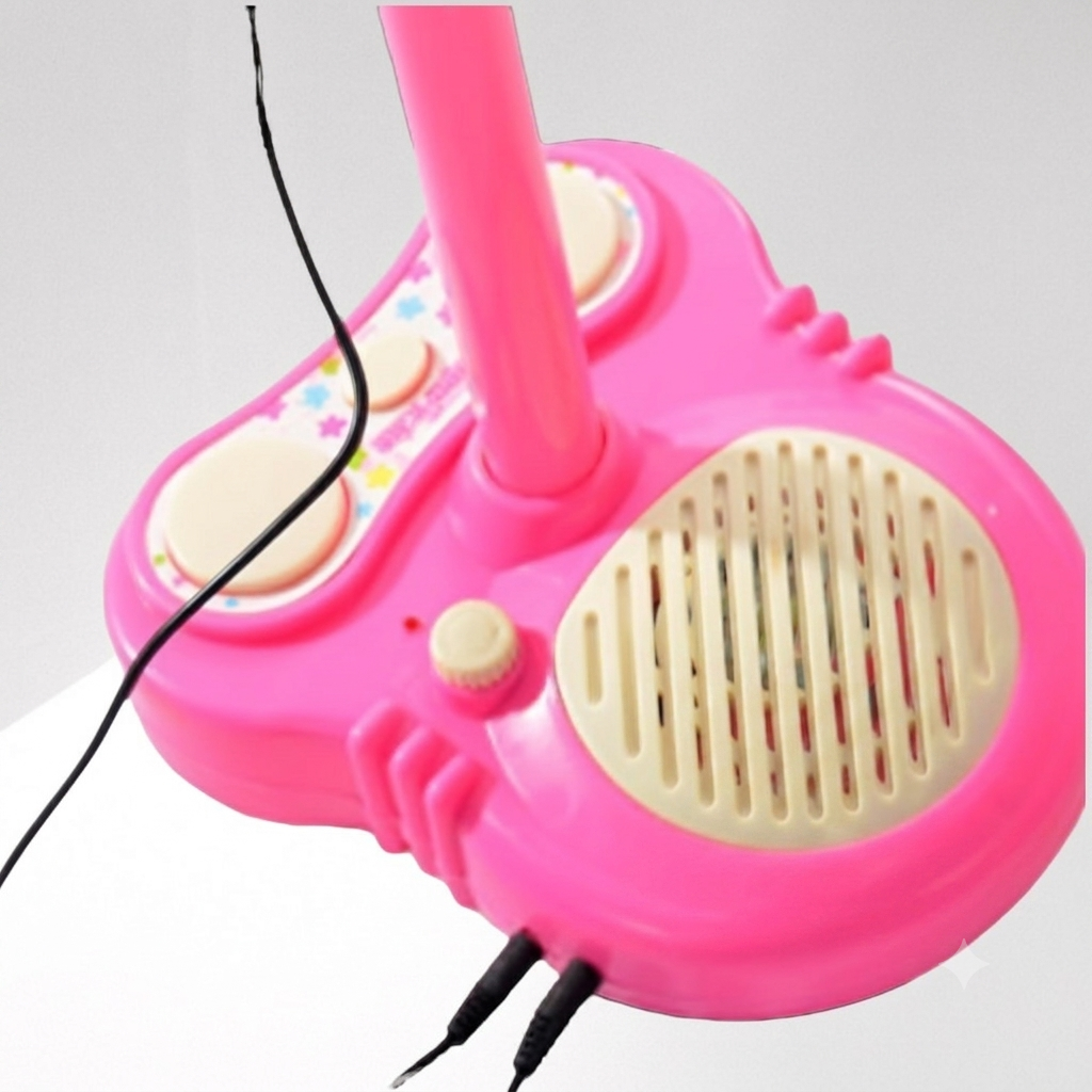 Super Voice Dual Microphones with Stand toy set for kids!