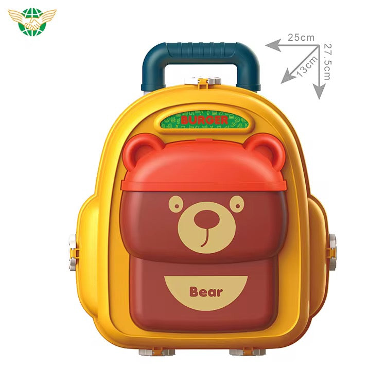 Bear Chef Kitchen Playset – Cute Briefcase Design