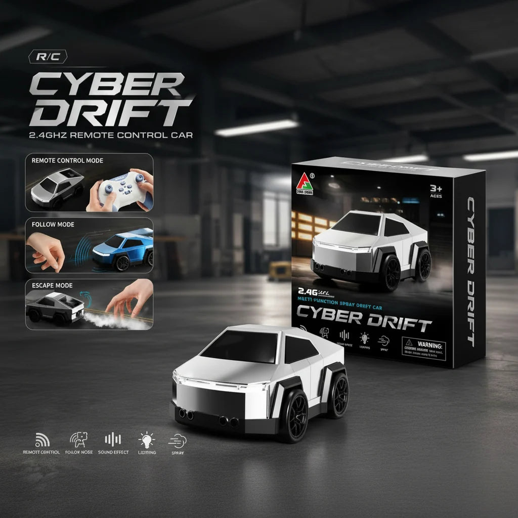 2.4GHz Remote & Induction Controlled Tesla Drift Car