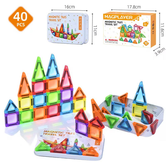 3D Magnetic Tiles Travel set !