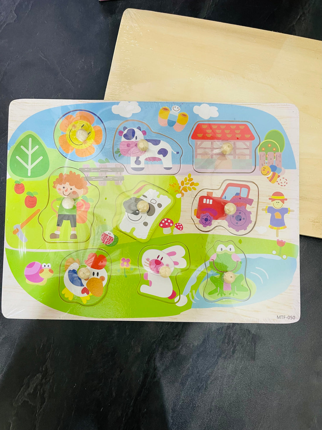 wooden puzzle board