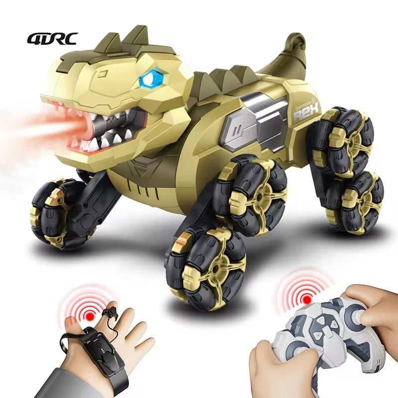 Remote Control Dinosaur Car Toy – 360° Stunt & Off-Road RC Dino Vehicle