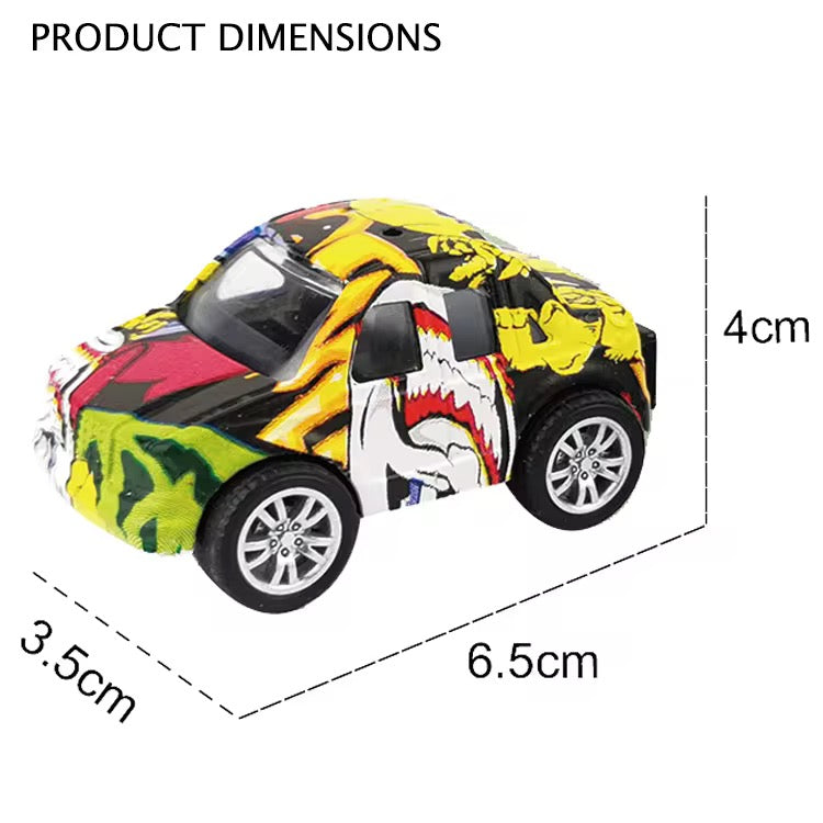 pack of 4 Colourful mini metal cars