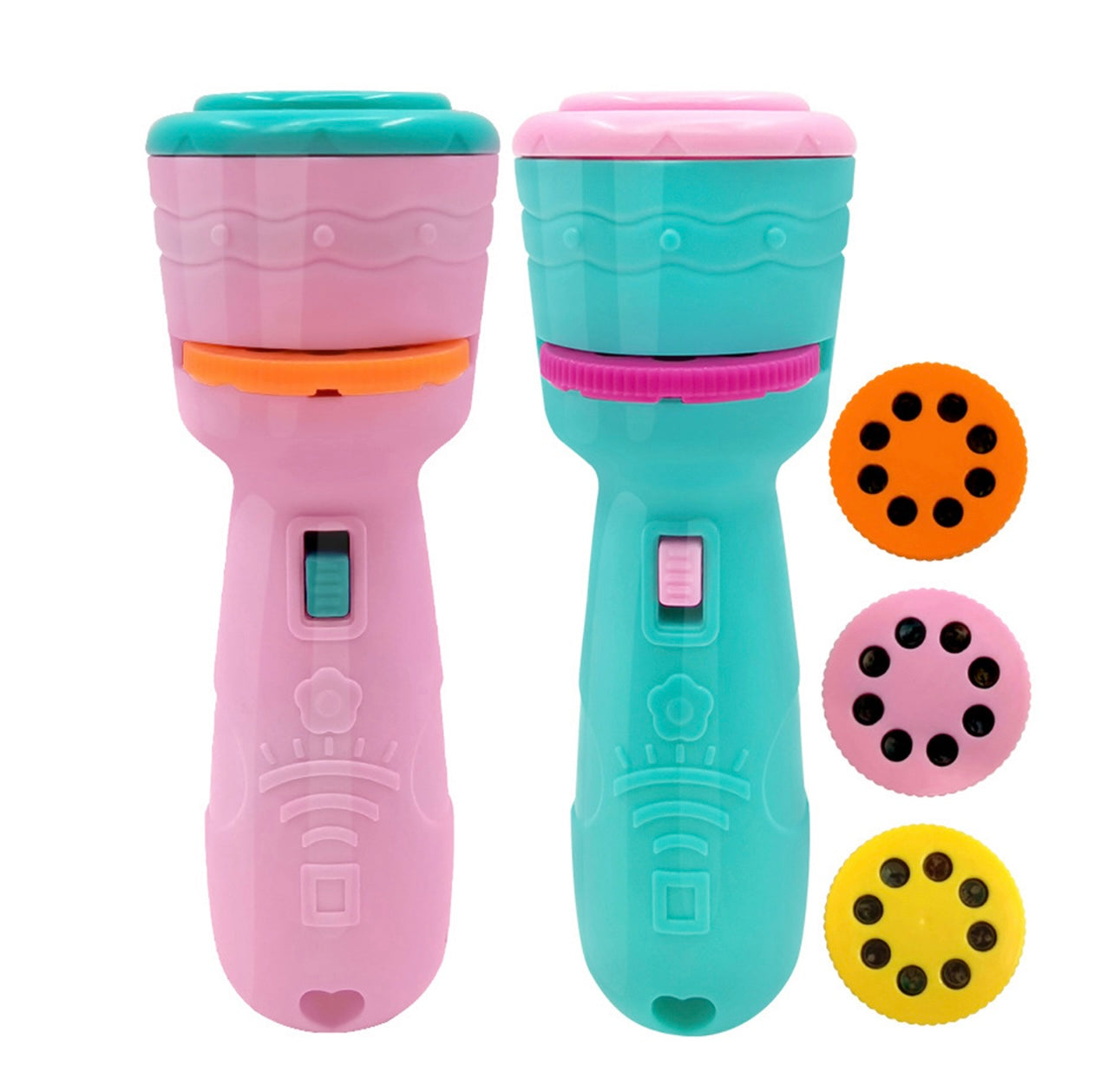 Projector Flashlight Torch for Kids – 3 Reels with 24 Fun Random Images