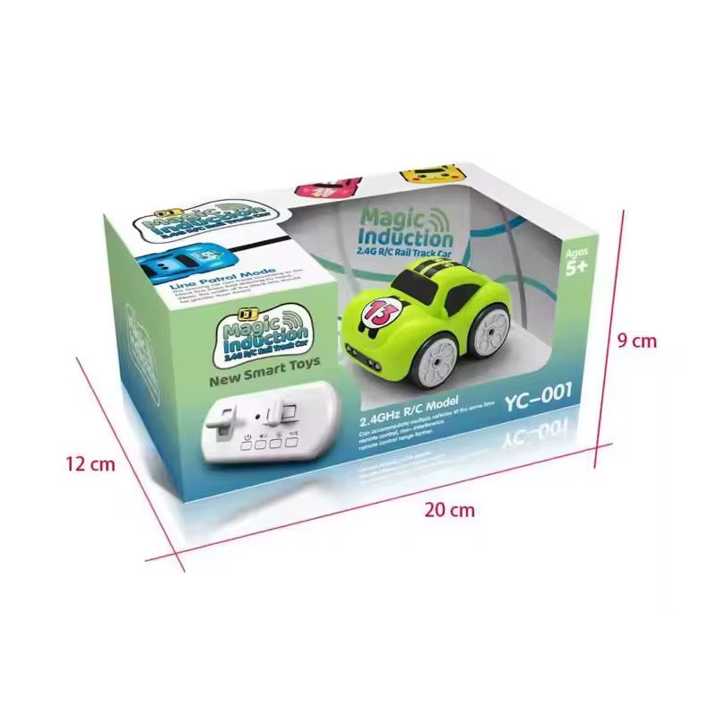 2.4GHz Electric Mini Follow Car – Remote & Induction Control Toy