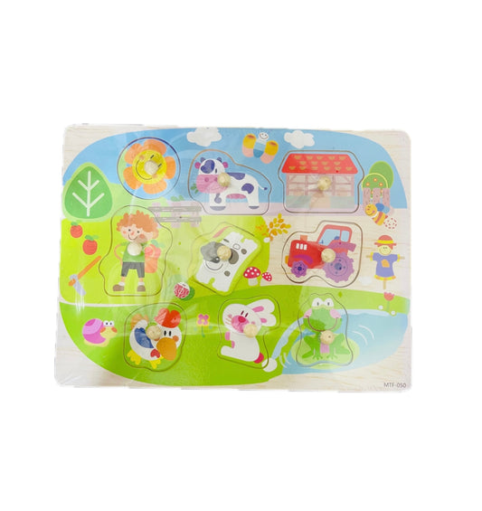 Wooden Animal puzzle board!