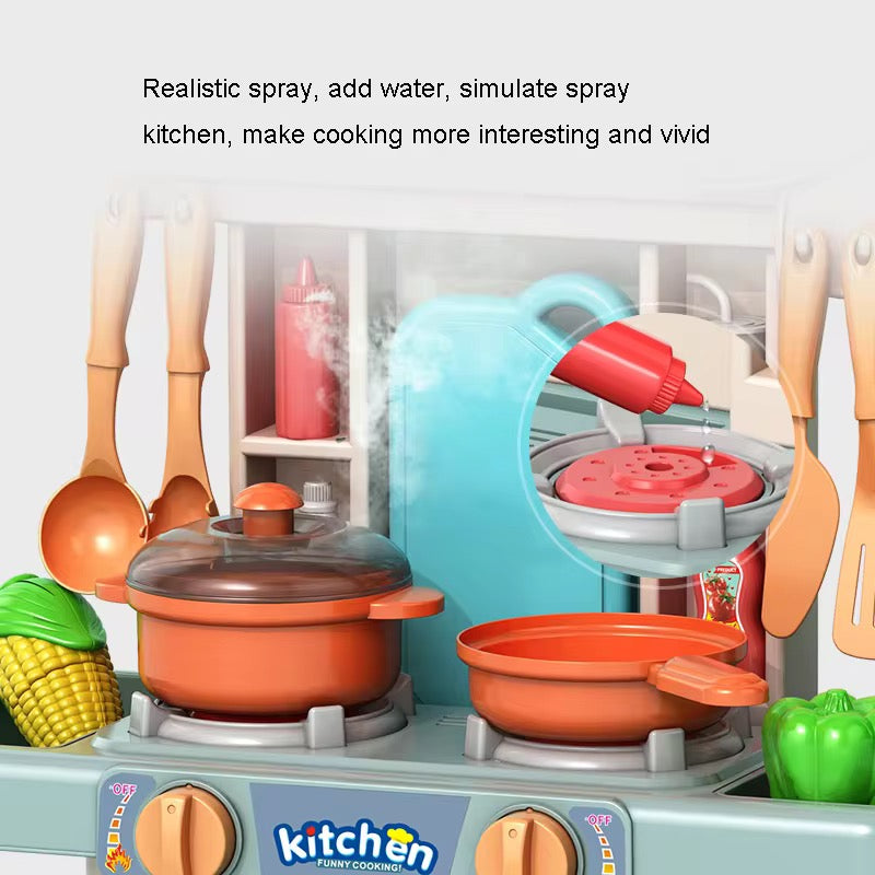 Deluxe Kitchen Play Set – High Quality with 33 Accessories