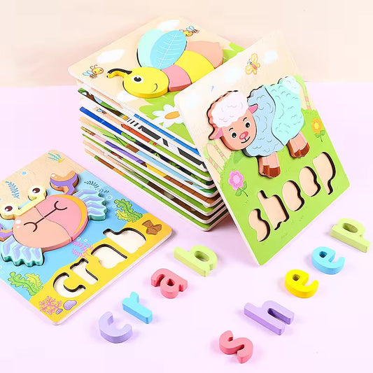 2 in 1 puzzle board for kids !