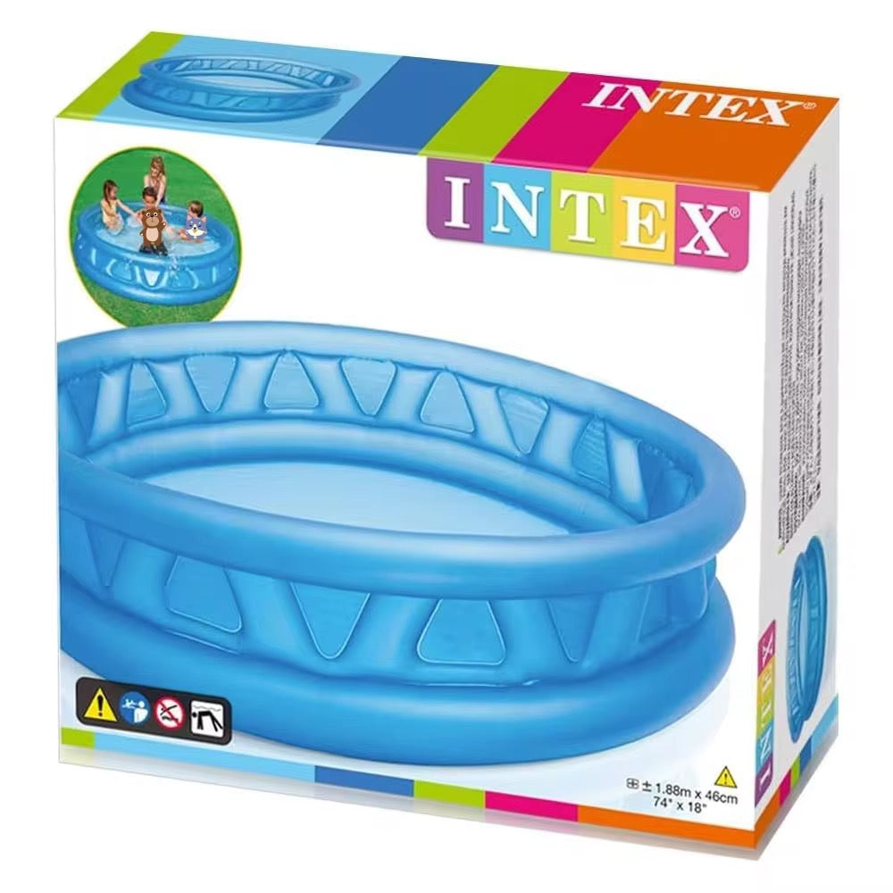 Inflatable Kids Splash Pool – Portable Outdoor Water Play Pool