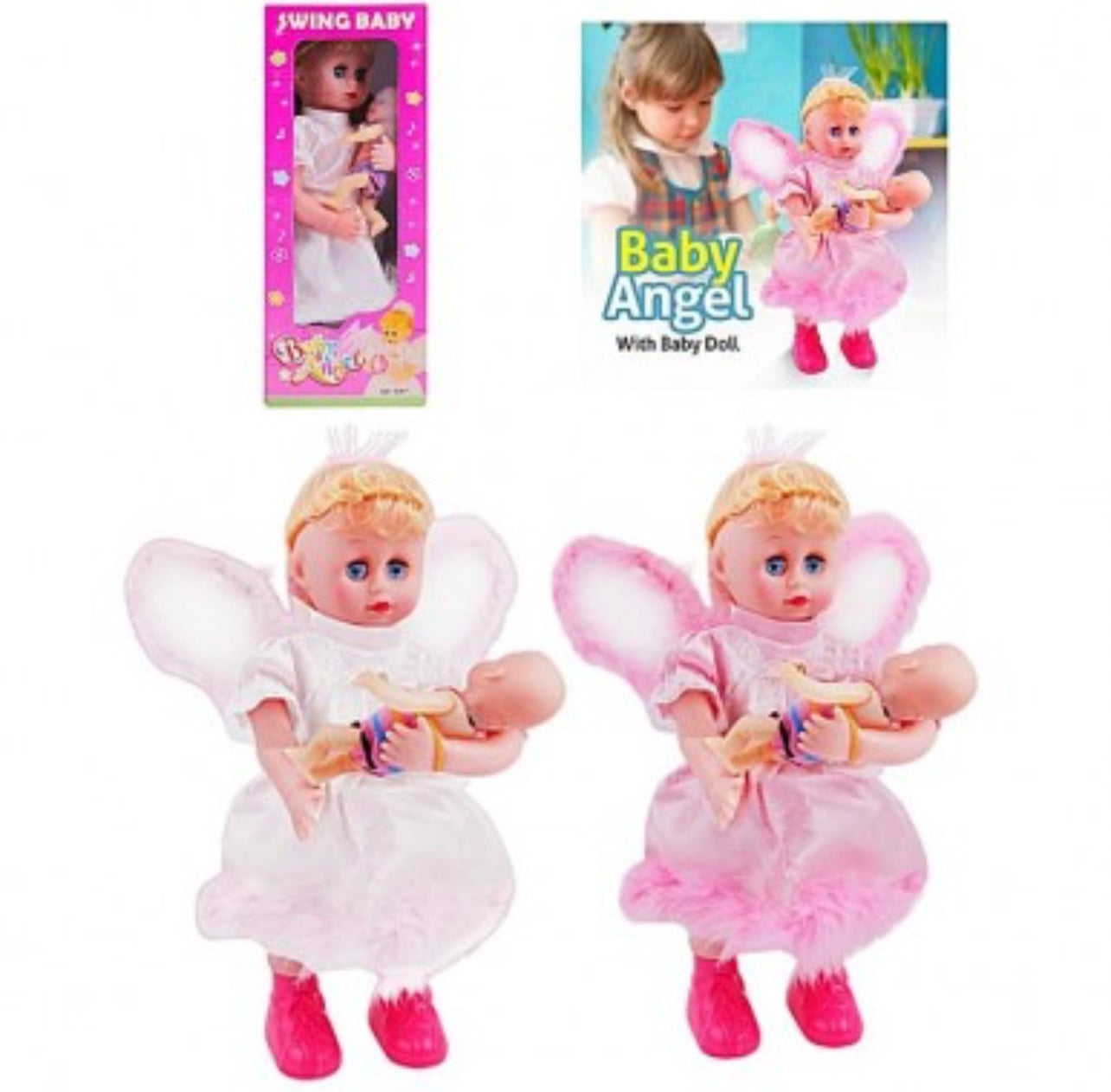 🧸 Adorable Baby Swing Doll