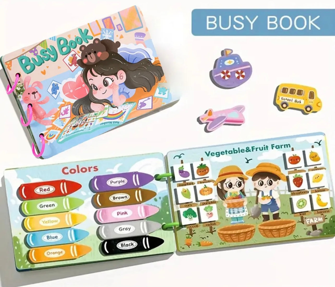 Busy Book for Toddlers – Interactive Learning Fun