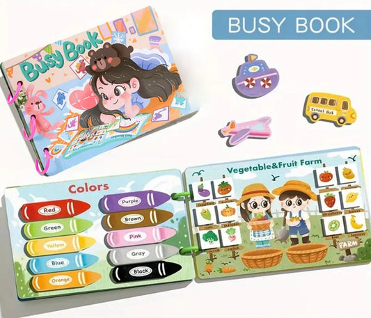Busy Book for Toddlers – Interactive Learning Fun