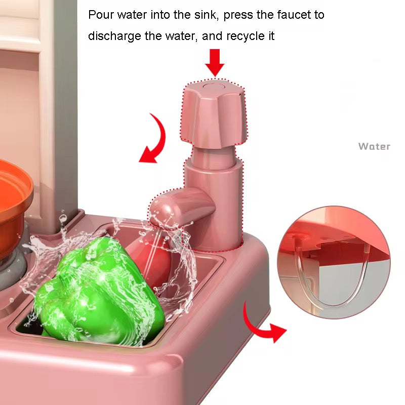 Deluxe Kitchen Play Set – High Quality with 33 Accessories