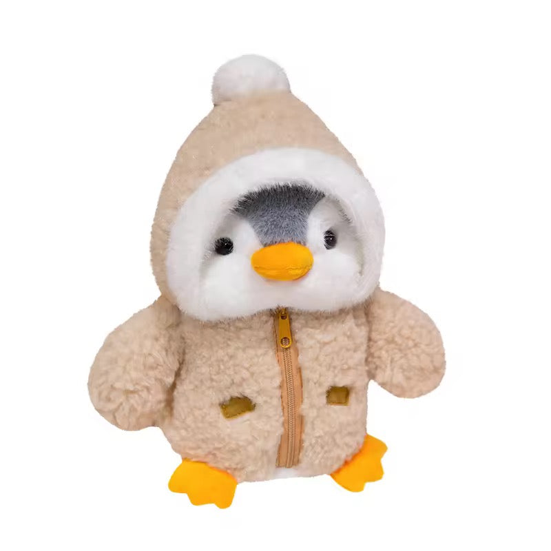 penguin plush toy with cap - 25cm