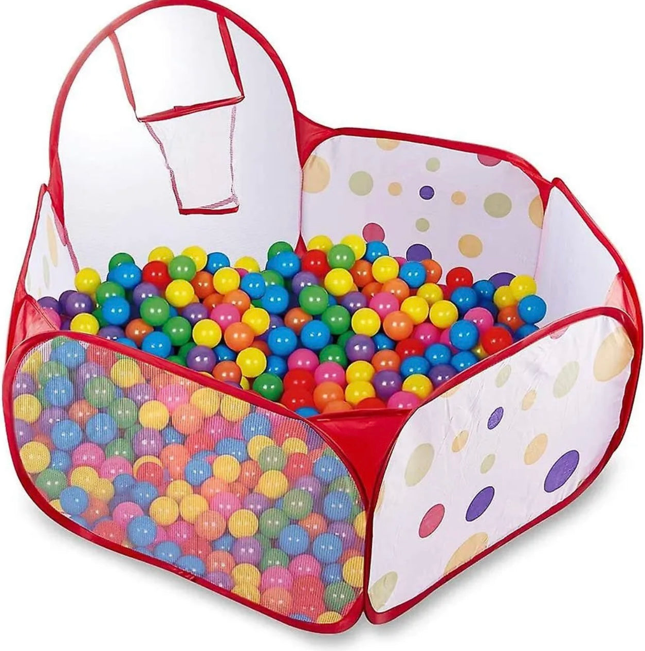 Magic tent house with 25 Colorful plastic balls