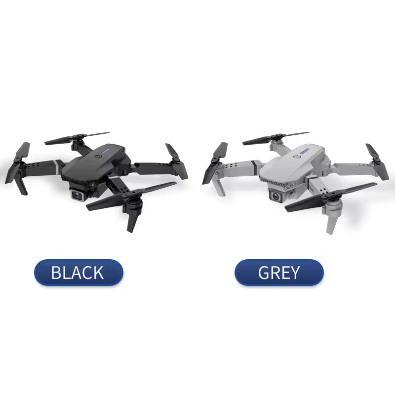 E88 Pro Foldable Drone with WiFi Camera – Easy One-Key Takeoff, 3 Speed Modes, Portable RC Drone