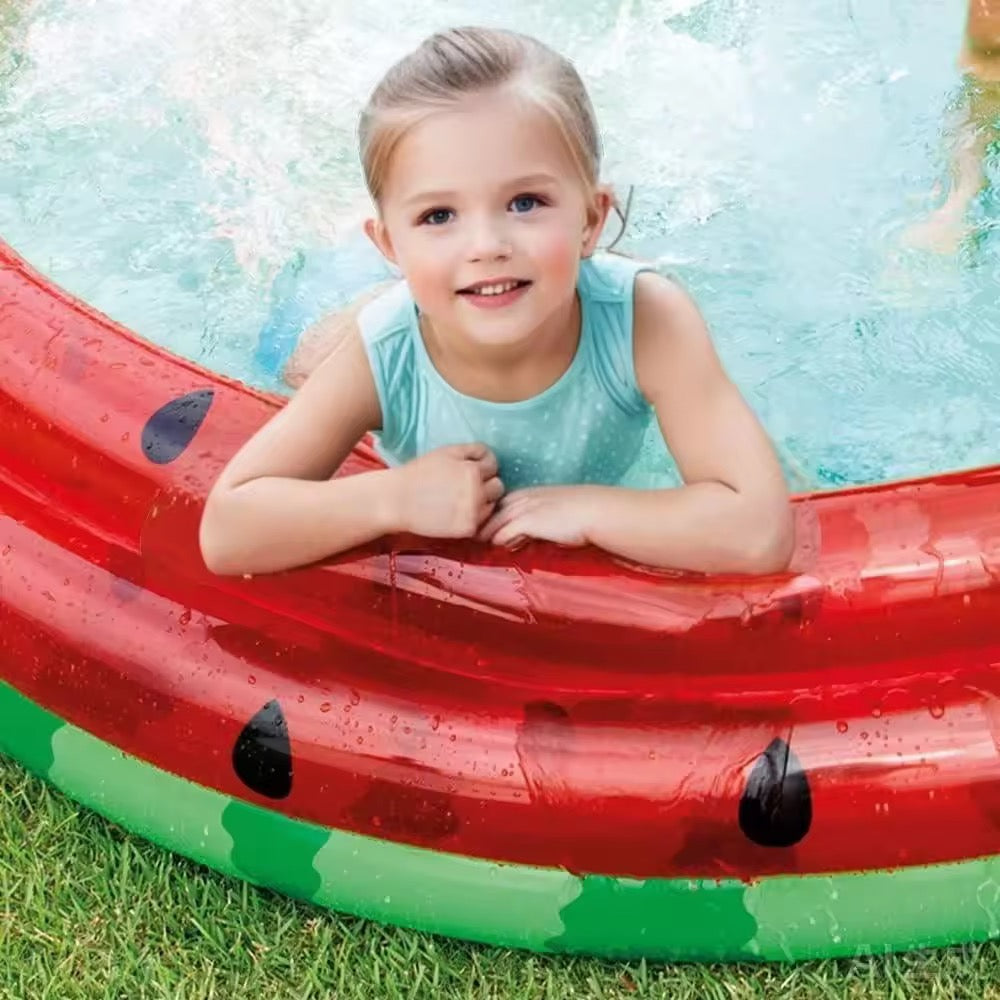 Inflatable Kids Splash Pool – Portable Outdoor watermelon pool