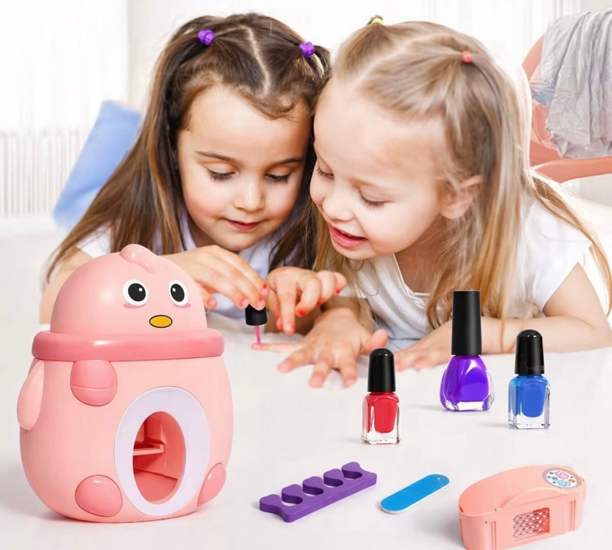 chicken-shaped Nail Beauty Manicure Suit toy set ! (1 pc)