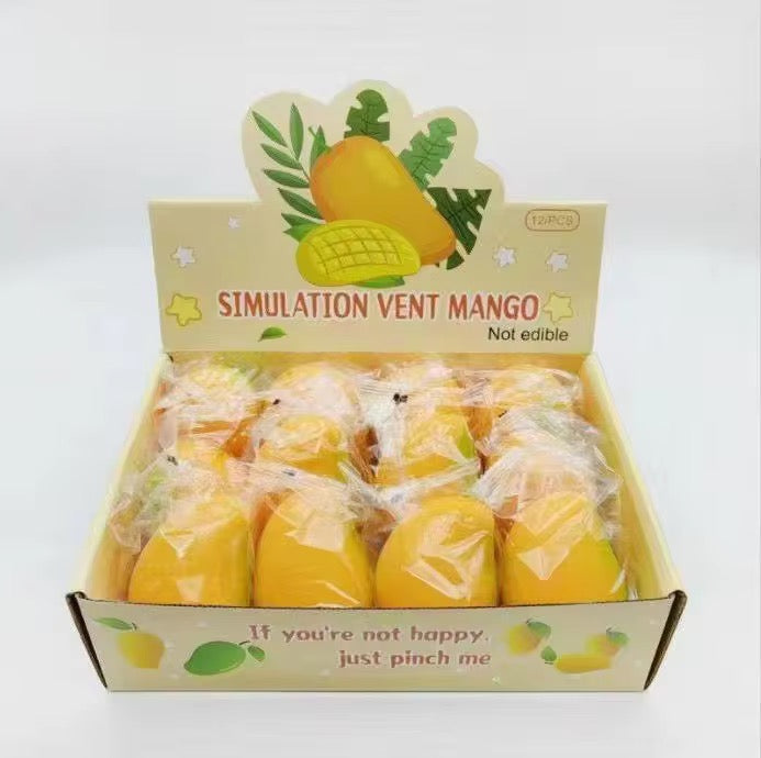 Mango-Shaped Stress-Free Squeezing Toy