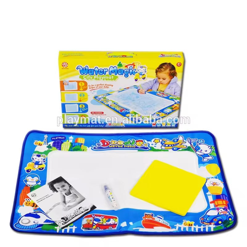Water Drawing Mat for kids! Painting And Writing Doodle With Magic Pen