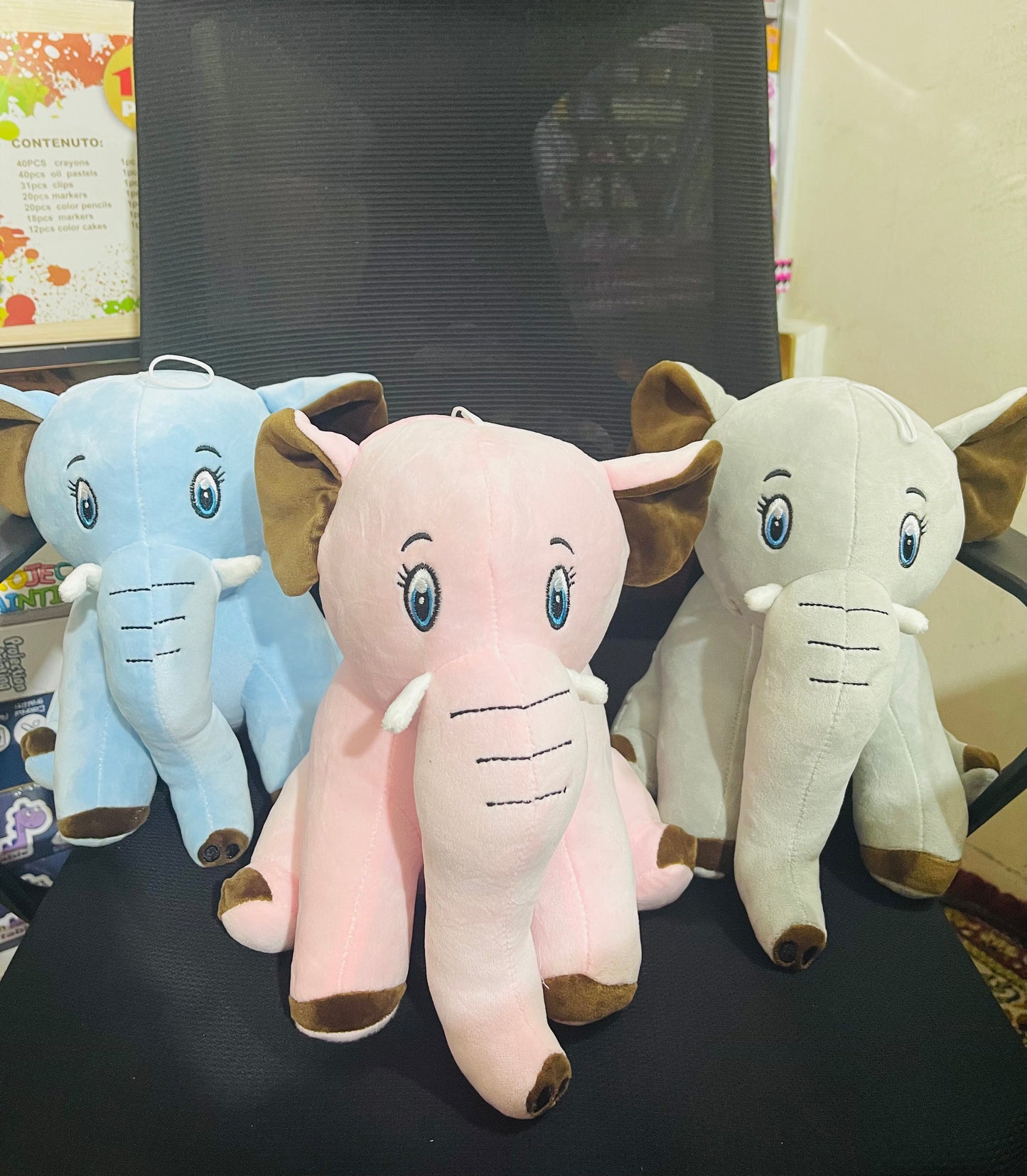 🐘 Cuddly Elephant Plush Toy 32cm – Soft, Premium Quality with Long Trunk